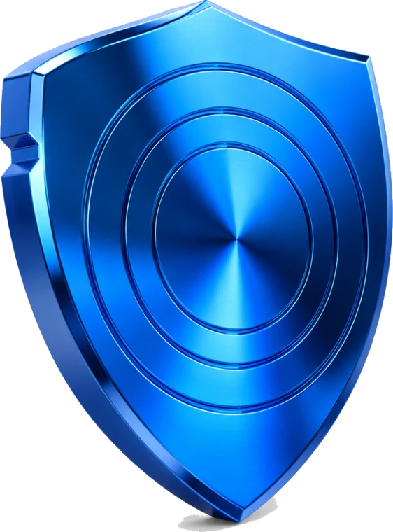 Blue chrome verification plate